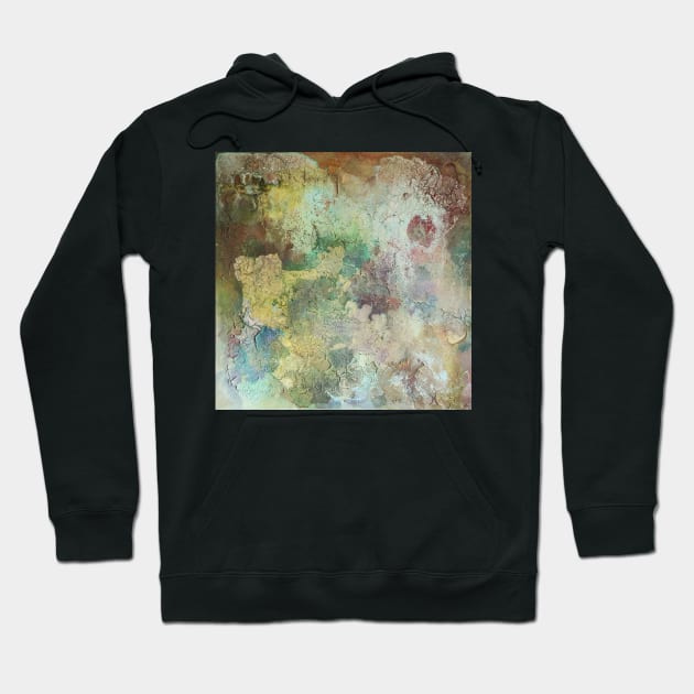 background, color, acrylic, abstract, colorful, watercolor, modern, pattern, graphic, paragon, masked Hoodie by NJORDUR